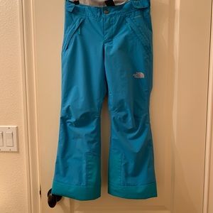 The North Face Turquoise ski Pants